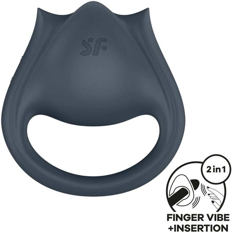 Satisfyer Perfect Pair 2, anneau vibrant avec stimulateur pour doigt
