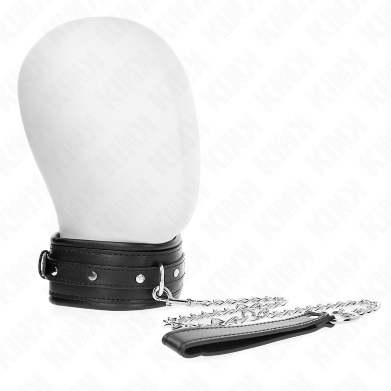 Collier BDSM KINK avec boucle brillante