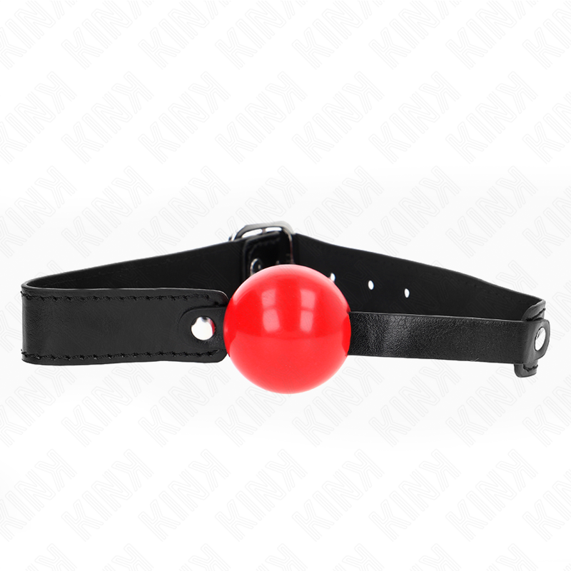 Bâillon boule KINK avec boule en TPE, 4 cm
