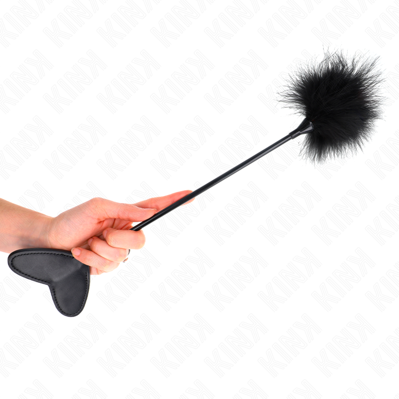 KINK plumeau de chatouilles avec paddle en forme de cœur, 31 cm