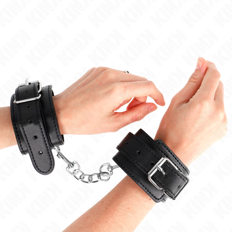 Menottes étroites noires KINK, réglables