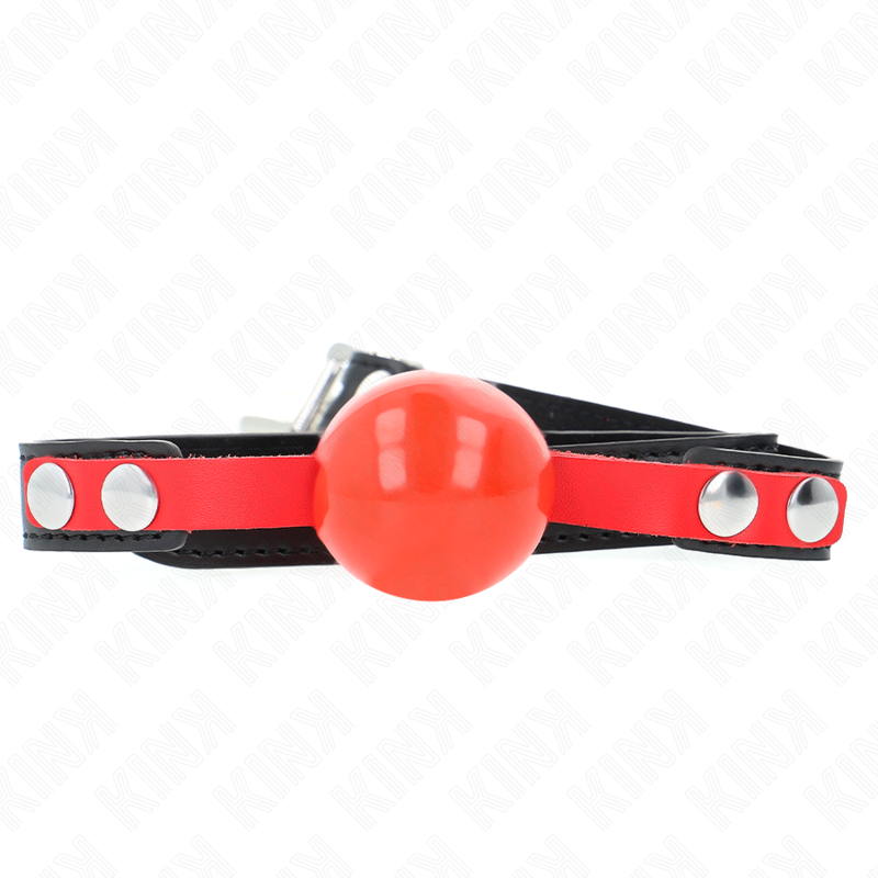 Bâillon boule KINK en TPE souple, modèle 4