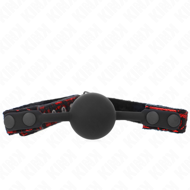 Bâillon KINK Scandal avec boule en silicone, 4 cm