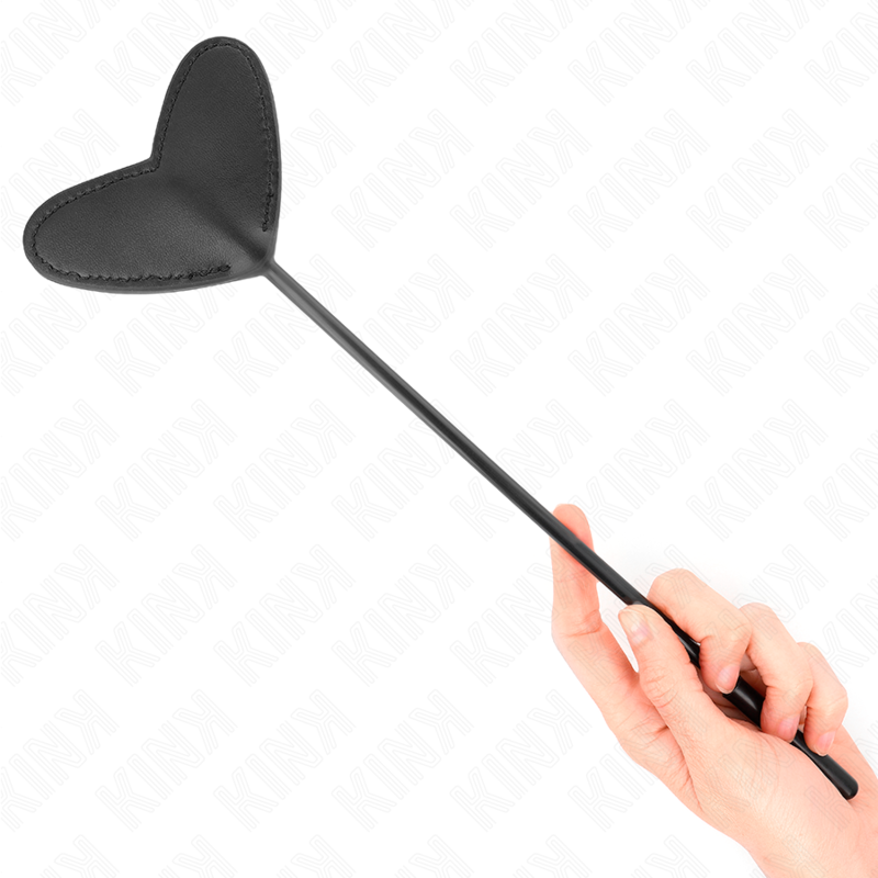 Paddle KINK en forme de cœur, noir, 33 × 10 cm