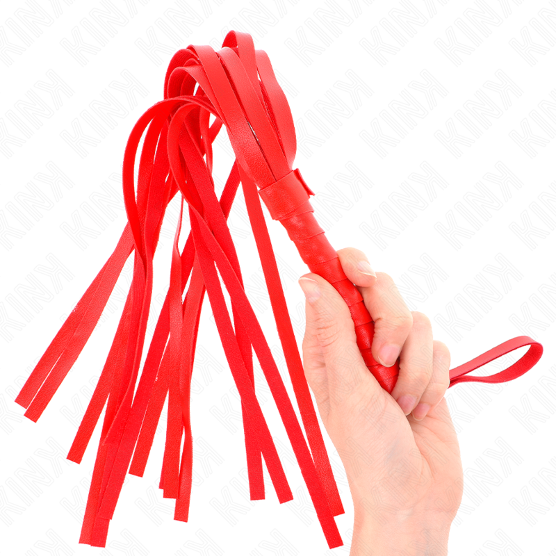Fouet KINK Simple Red Whip, 45 cm