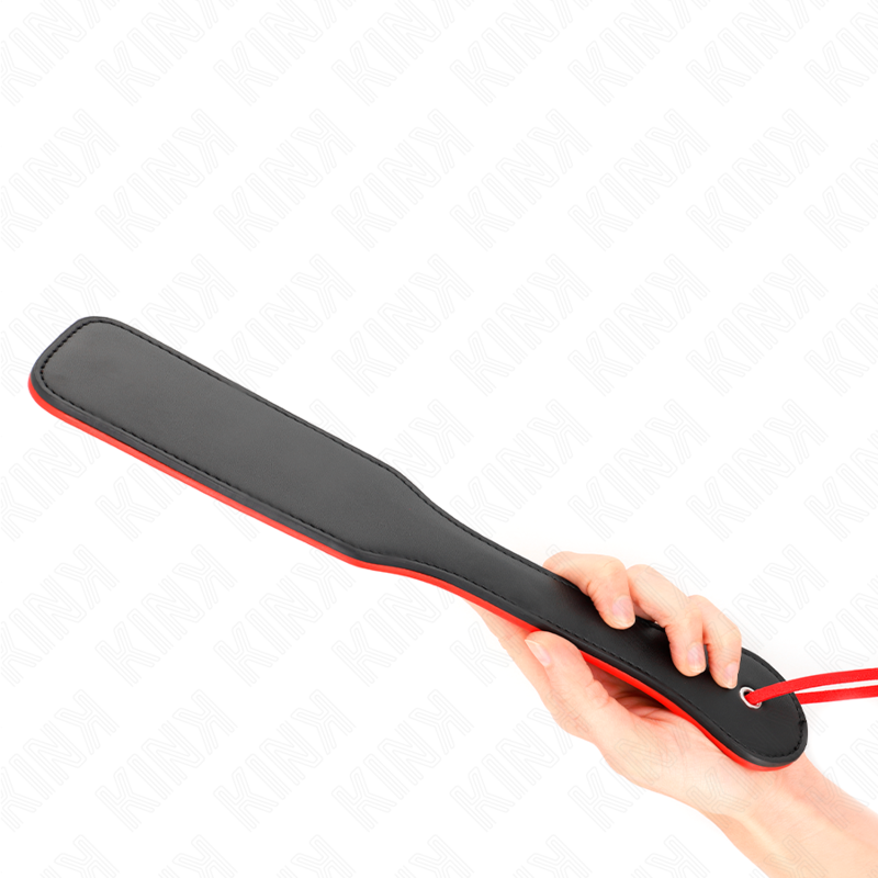 Paddle KINK rouge et noir, 32 × 6 cm