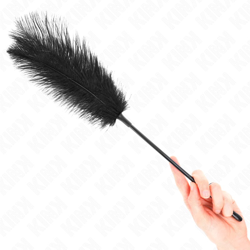 Chatouilleur à plumes d’autruche KINK, 19 cm