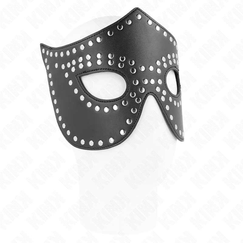 Masque pour les yeux KINK MASKED ALLURE en similicuir avec rivets, modèle 2