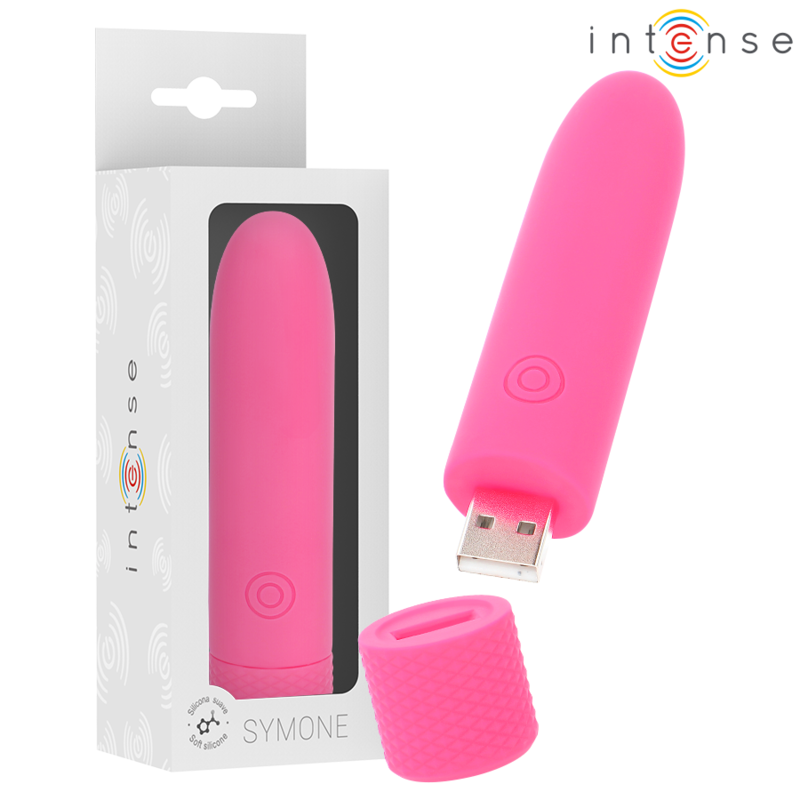 Mini vibromasseur INTENSE SYMONE rose