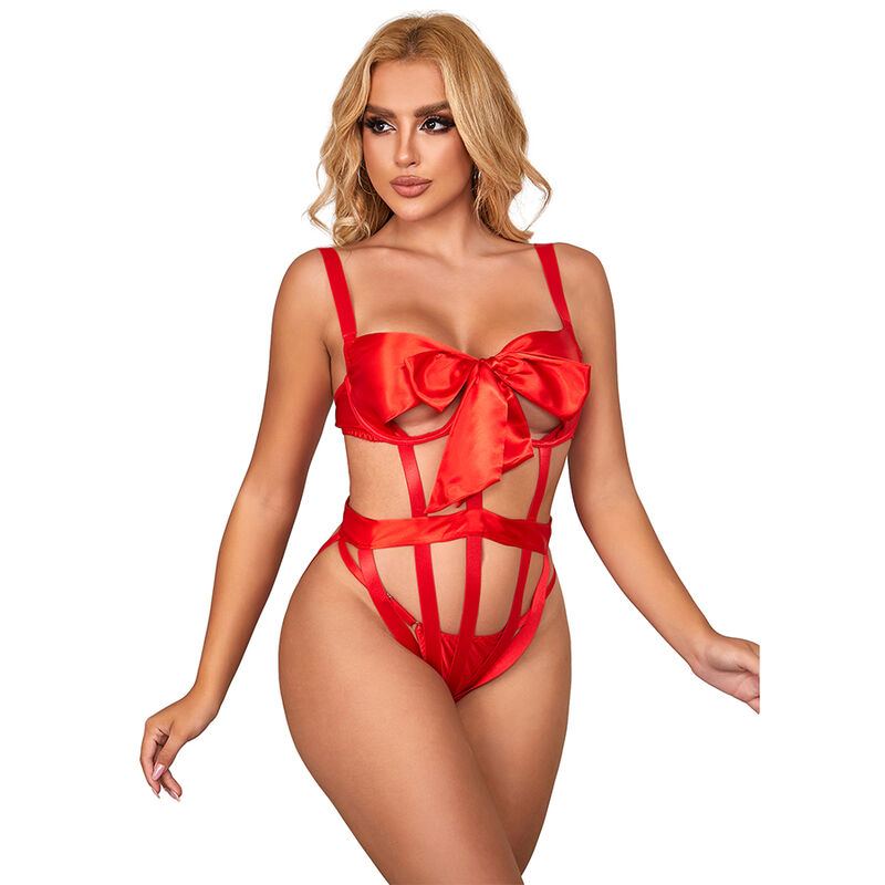 Body lingerie Subblime rouge, L/XL