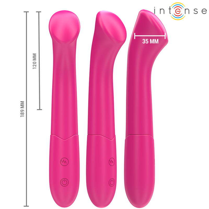 Vibrateur flexible INTENSE PATY, 19 cm