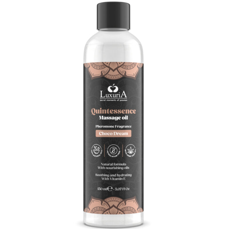 Huile de massage Intimateline Luxuria au chocolat, 150 ml