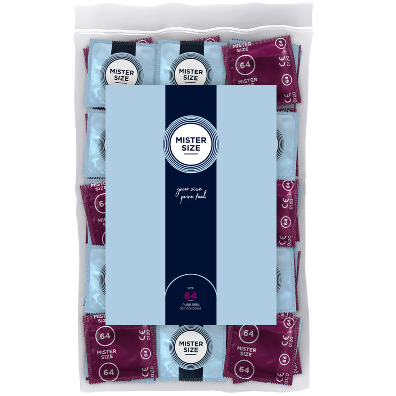 Préservatifs MISTER SIZE XXL, 64 mm, 100 unités