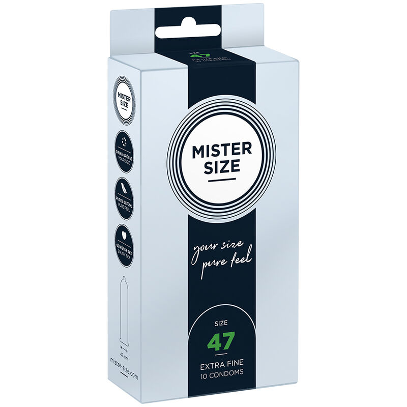 Préservatifs MISTER SIZE XS, 47 mm, 10 pièces
