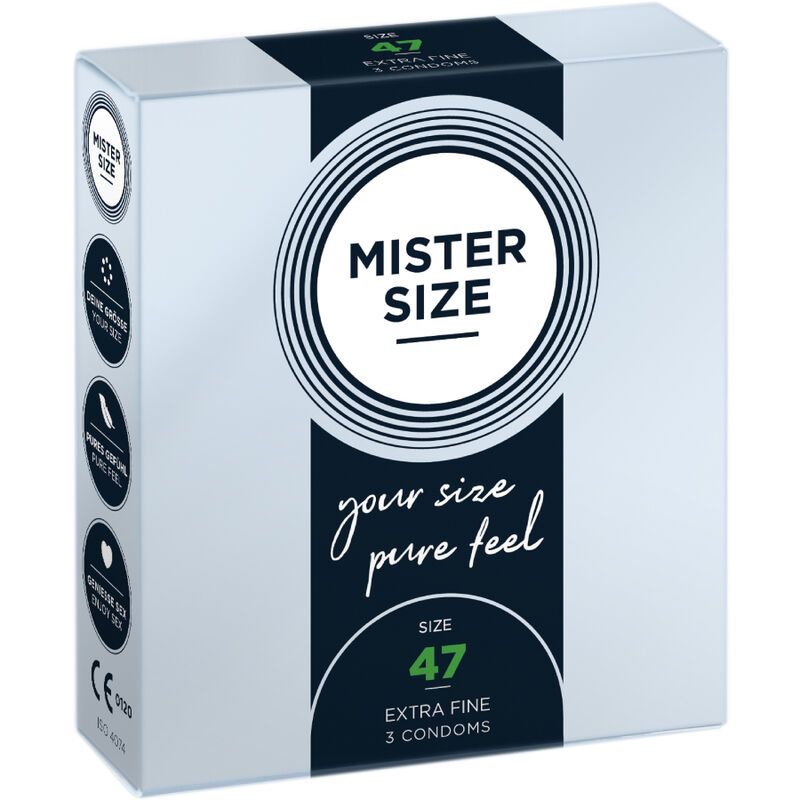 Préservatifs MISTER SIZE XS, 47 mm, 3 pièces