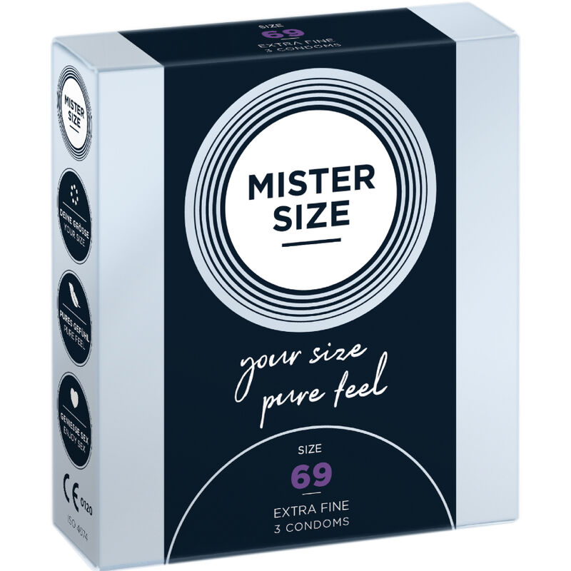 Préservatifs MISTER SIZE XXXL, 69 mm, 3 pièces