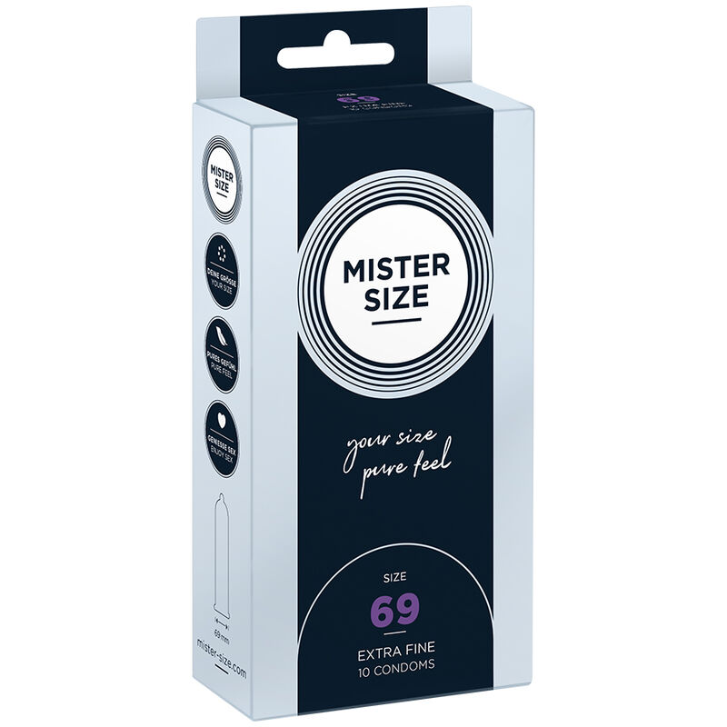 Préservatifs MISTER SIZE XXXL, 69 mm, 10 pièces
