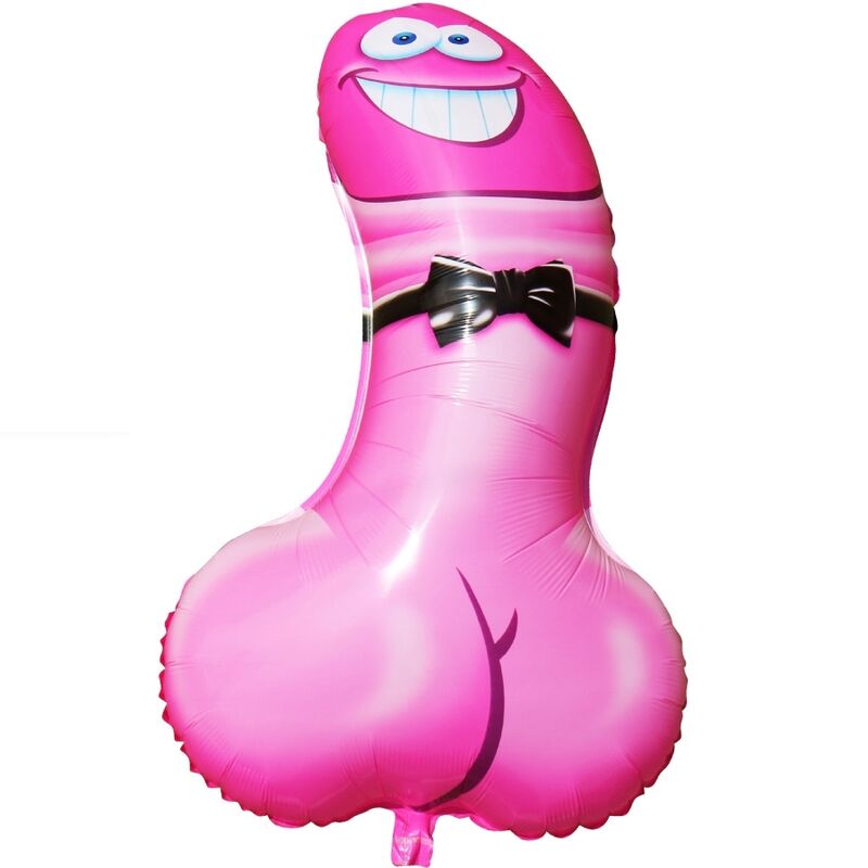 Ballon pénis rose DIABLO PICANTE, 90 cm