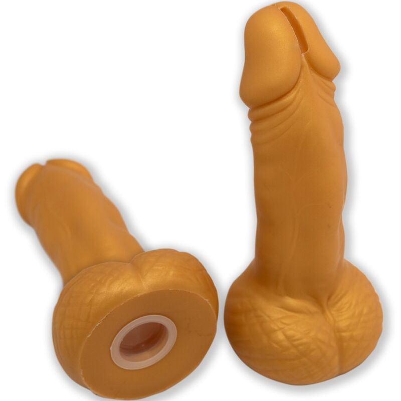 Diablo Picante tirelire en forme de pénis, 22,5 cm, dorée