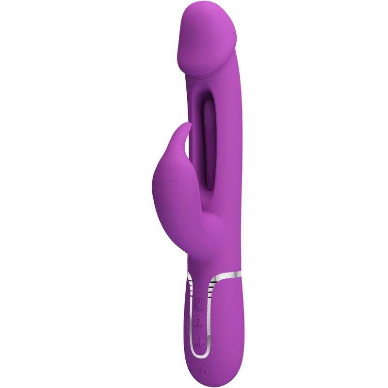 Pretty Love Kampas, stimulateur Rabbit avec langue mobile, violet