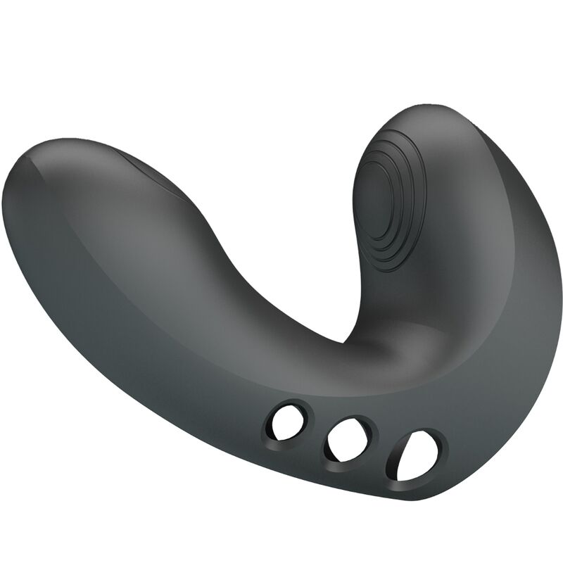 Vibromasseur pour doigt Pretty Love Camelia, noir