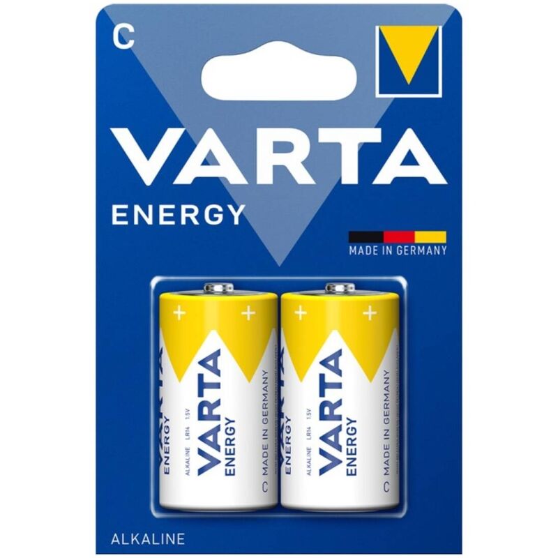 Piles alcalines LR14 C à longue durée de vie pour appareils énergivores VARTA