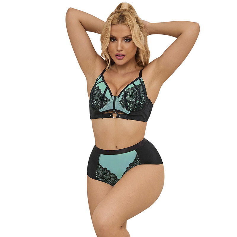 Ensemble de lingerie SUBBLIME vert, L/XL