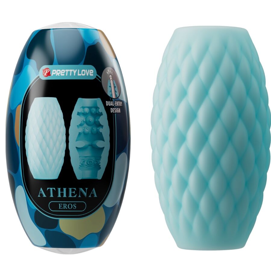 Masturbateur Pretty Love Athena Eros, bleu clair
