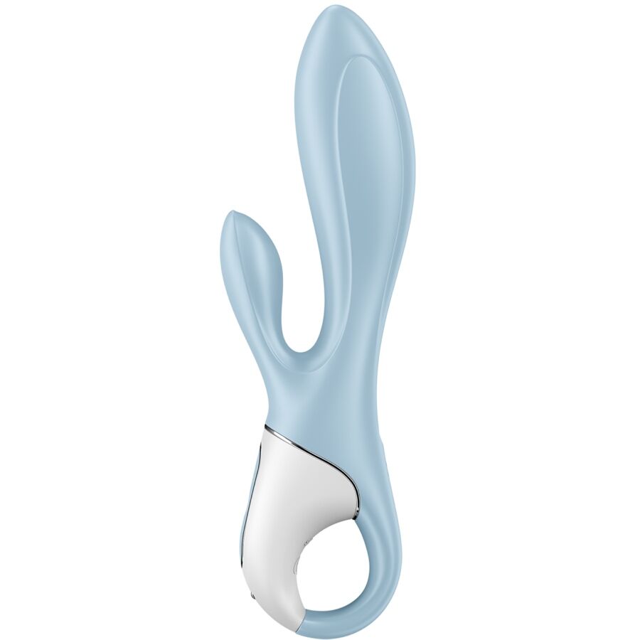 Satisfyer Air Pump Bunny 1, vibromasseur rabbit bleu