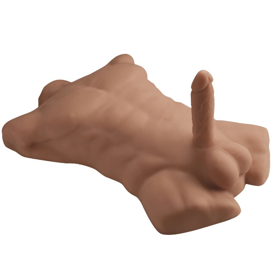 Torse masturbateur réaliste à la texture proche de la peau, 54 cm SILEXD