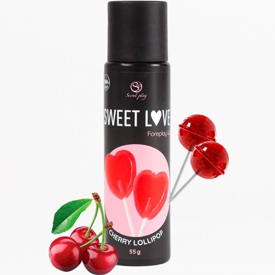 Secretplay Sweet Love lubrifiant goût cerise, 60 ml