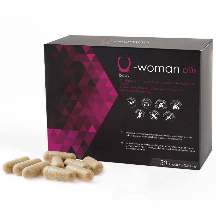 Complément alimentaire U Woman de 500COSMETICS, 30 gélules