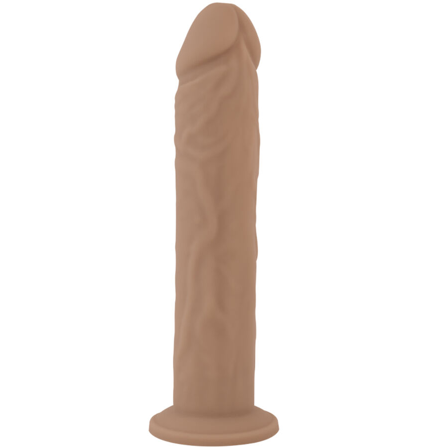 Gode réaliste en silicone liquide avec ventouse et surface thermoréactive SILEXD