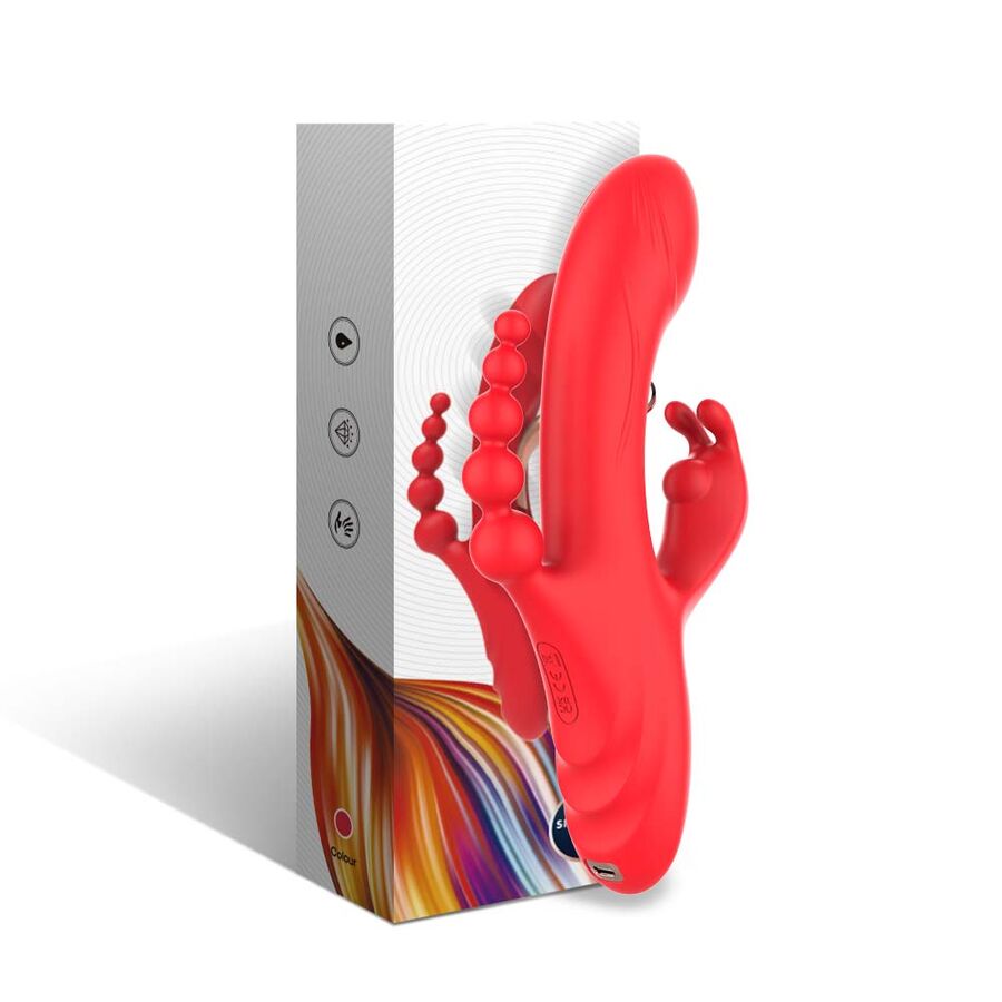 Vibromasseur pour point G ARMONY, pour stimuler simultanément le point G et le clitoris