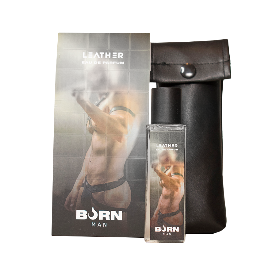 Parfum pour le corps BURN Leather pour homme, 20 ml