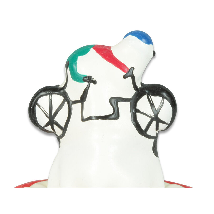 CONDOMERIE Bicycle, cadeau érotique peint à la main