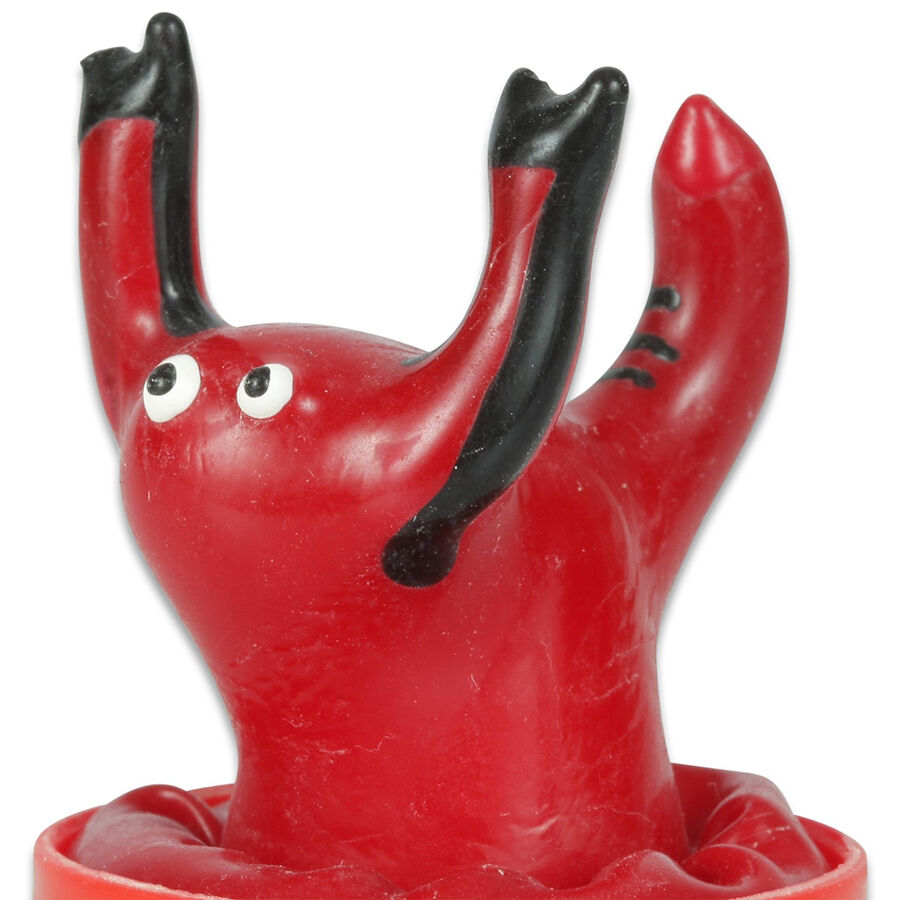 CONDOMERIE Red Scorpio, cadeau érotique peint à la main
