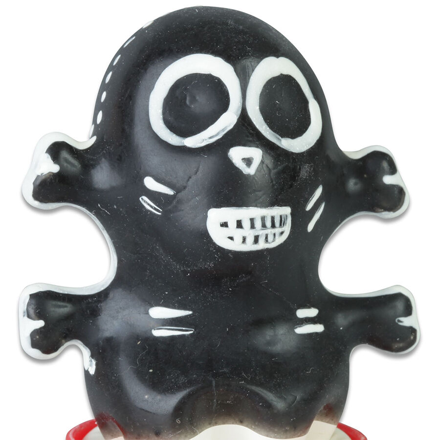 CONDOMERIE Skull Black Model 1, cadeau érotique peint à la main