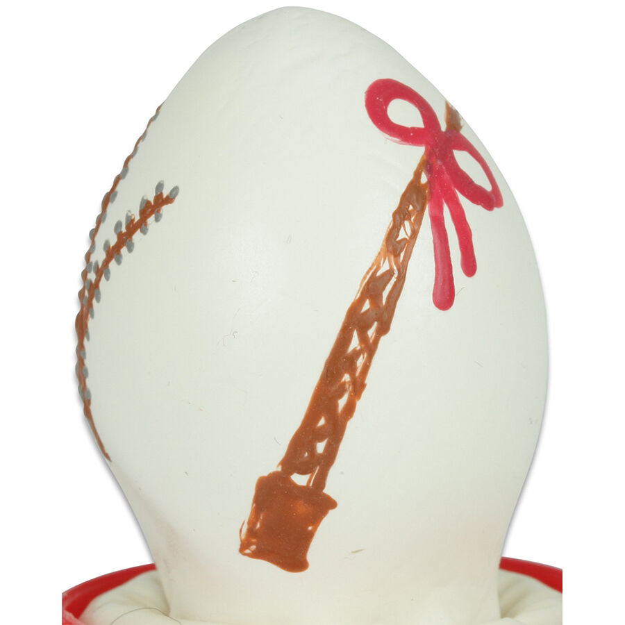 CONDOMERIE Easter Egg White, cadeau érotique peint à la main