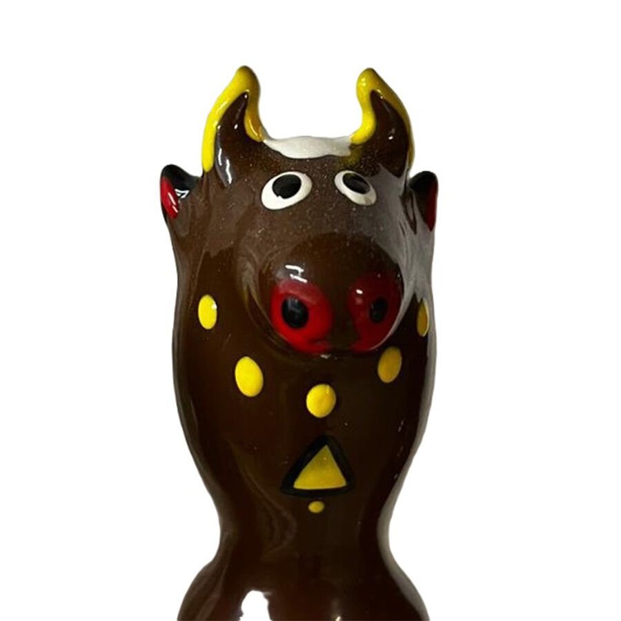 Condomerie Bull Black Model 2, cadeau érotique peint à la main