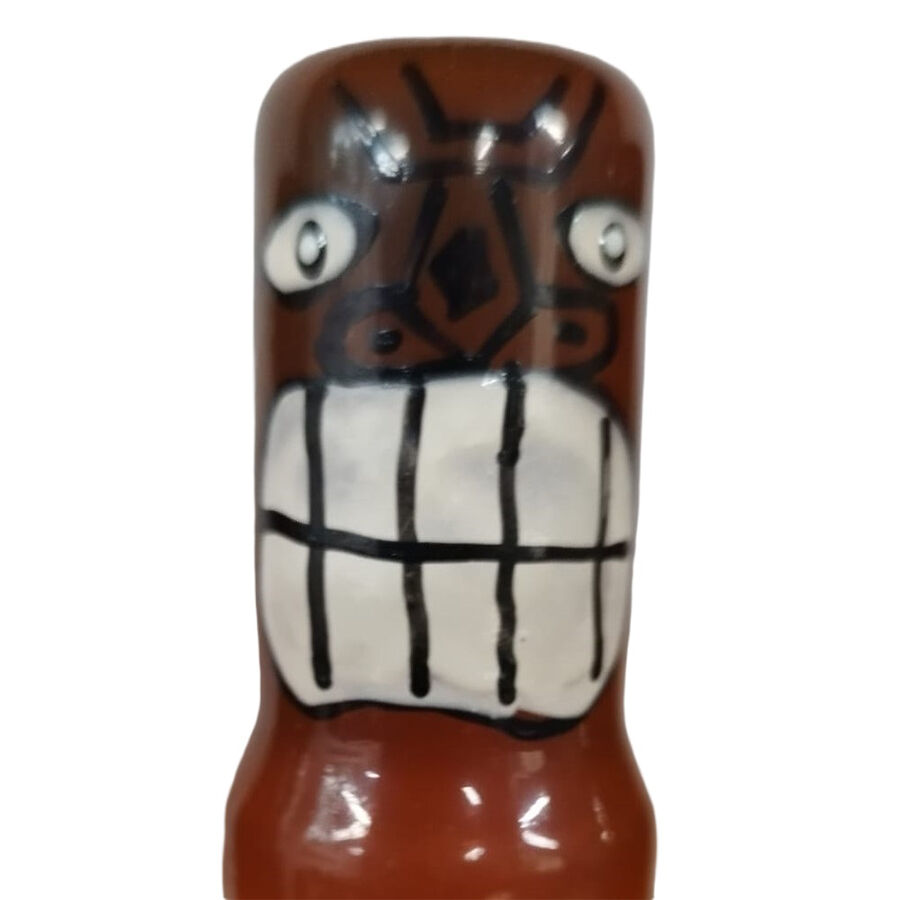 CONDOMERIE Tiki Totem Friki 02, cadeau érotique peint à la main