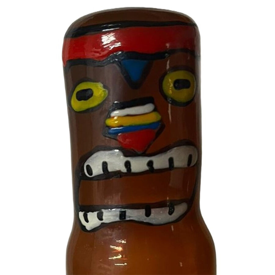 CONDOMERIE Tiki Totem Hawaii 03, cadeau érotique peint à la main