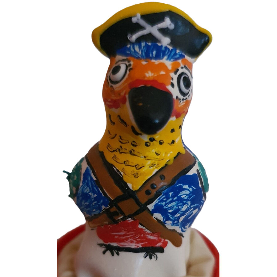 CONDOMERIE Captain Parrot, cadeau érotique peint à la main
