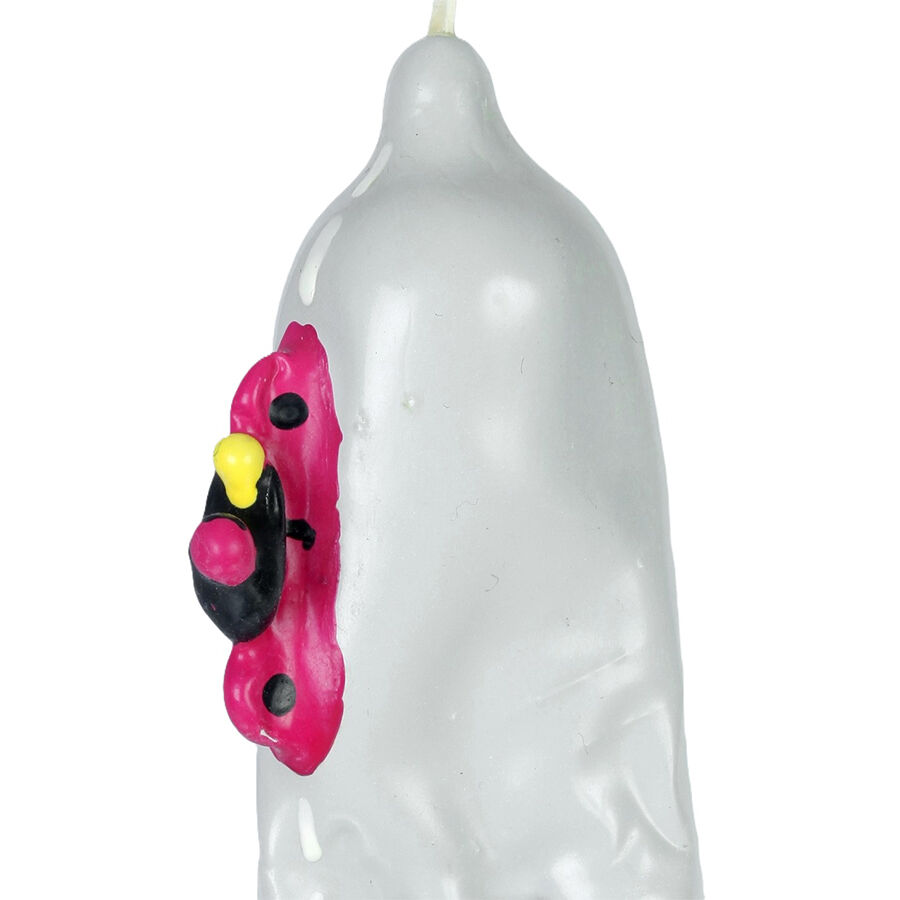CONDOMERIE Motorbike XL, cadeau érotique peint à la main