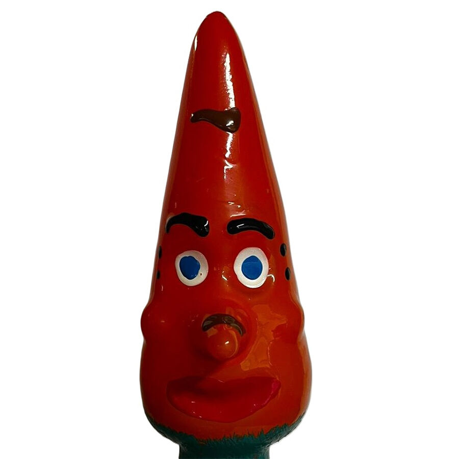 Préservatif fantaisie CONDOMERIE XL peint à la main, motif carotte