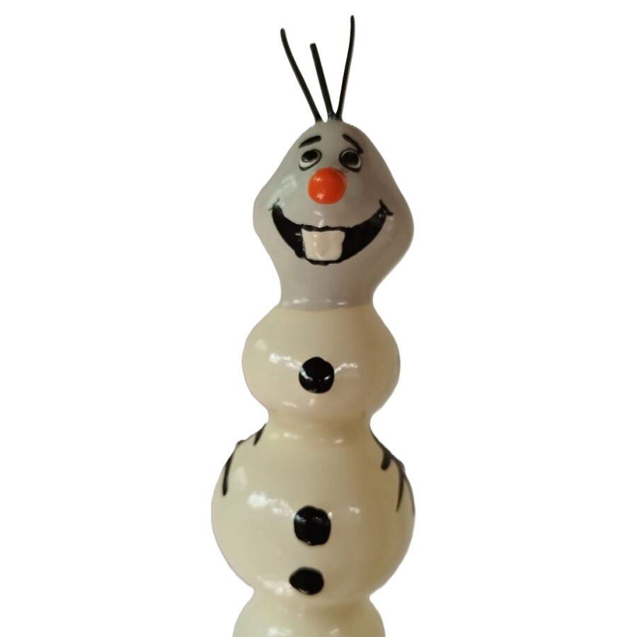 CONDOMERIE Cute Snowman XL, cadeau érotique amusant peint à la main