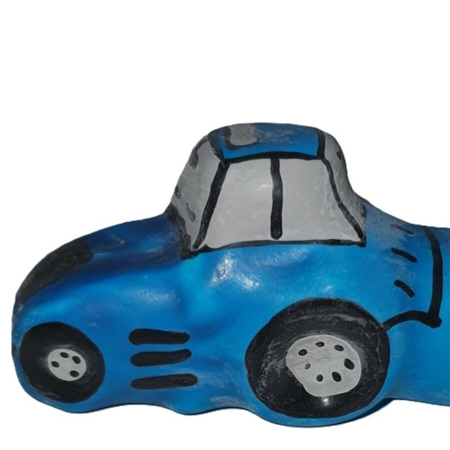 Préservatif fantaisie CONDOMERIE peint à la main, tracteur bleu XL