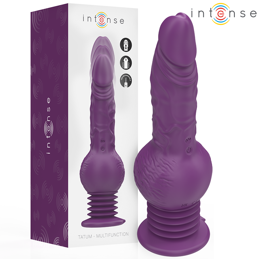 INTENSE Tatum, vibromasseur Rabbit avec fonction va-et-vient, 24 cm