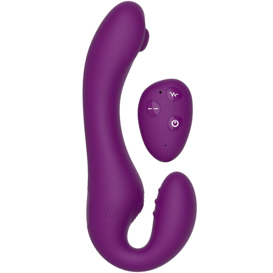 Strap-on sans harnais XOCOON avec télécommande, violet