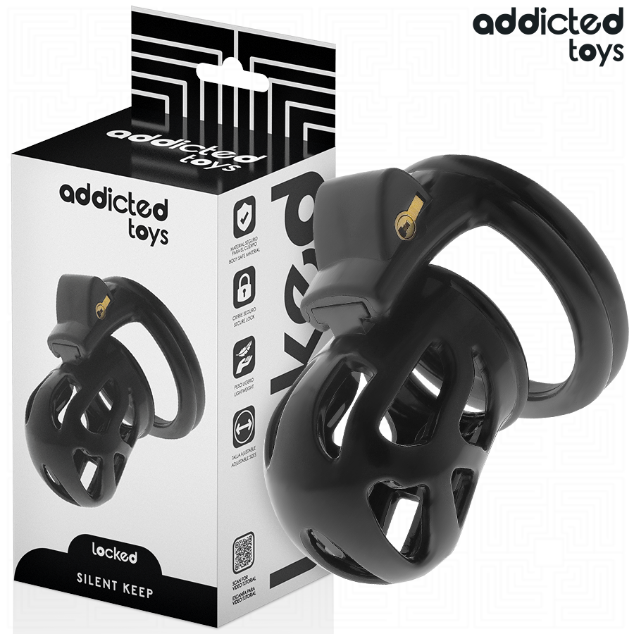 ADDICTED TOYS LOCKED Silent Keep Cage de chasteté